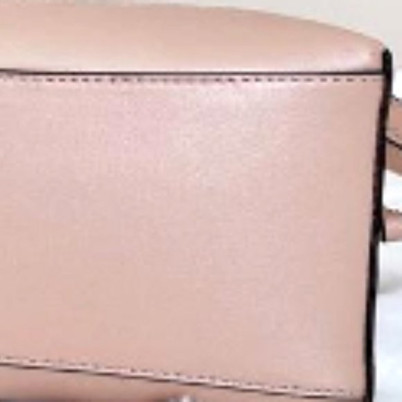 NWT Coach Mollie Tote 25 Signature Jacquard Handbag Pink Ivory Taffy Tan C8416 - Picture 9 of 15